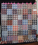 double X pattern quilt