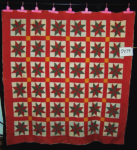 eight-pointed star quilt