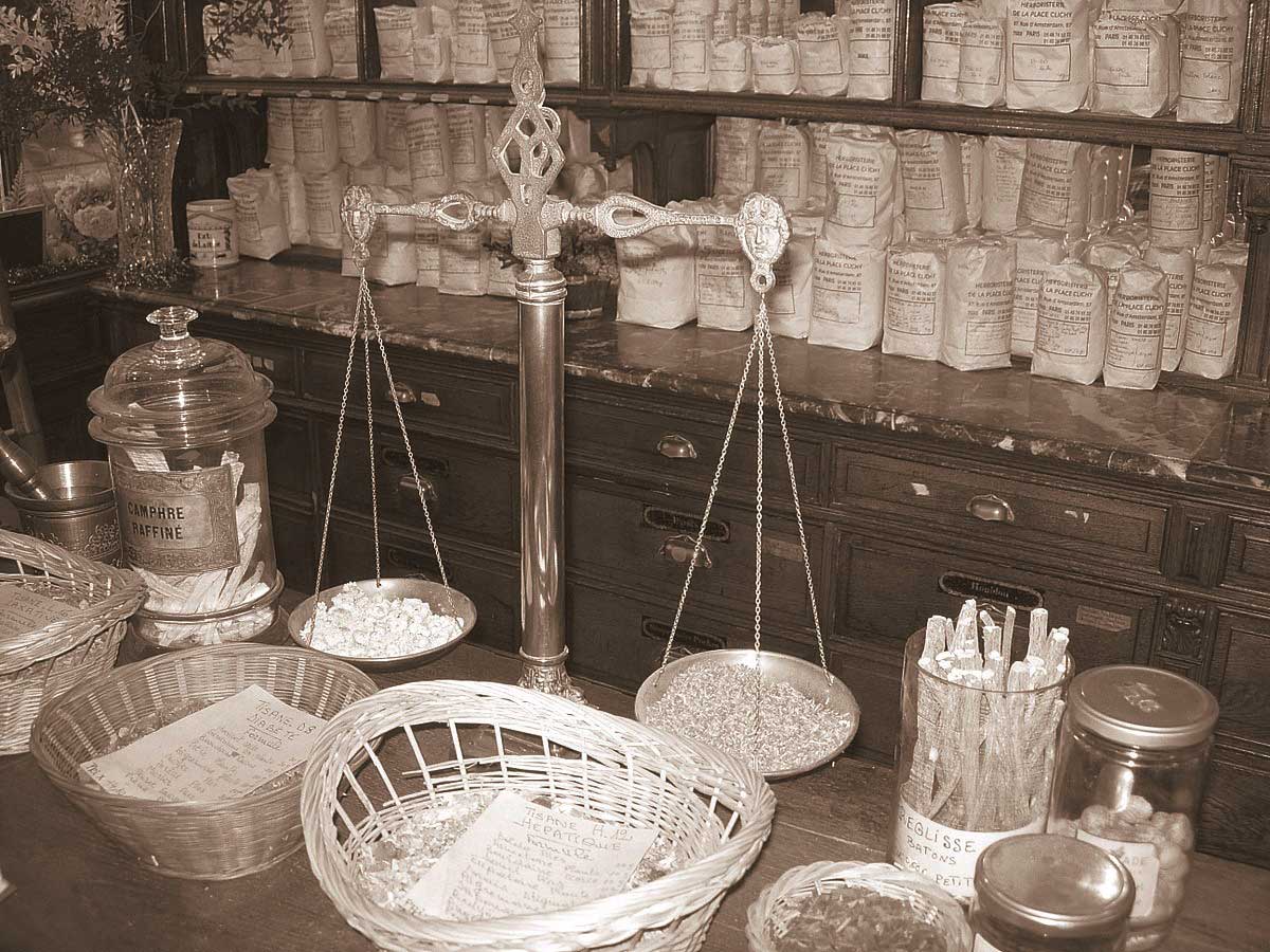 vintage apothecary