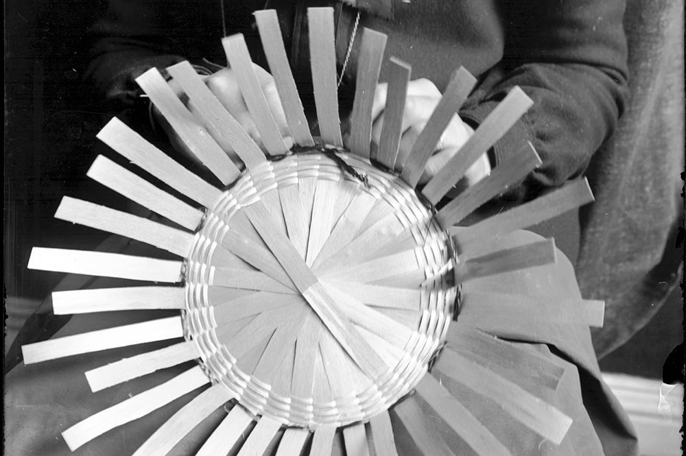 Native American basket weaving